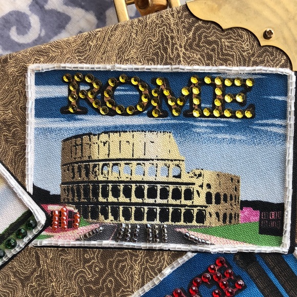 Travel Cigar Box Purse Bamboo Handle Y2K Vintage - Picture 3 of 10